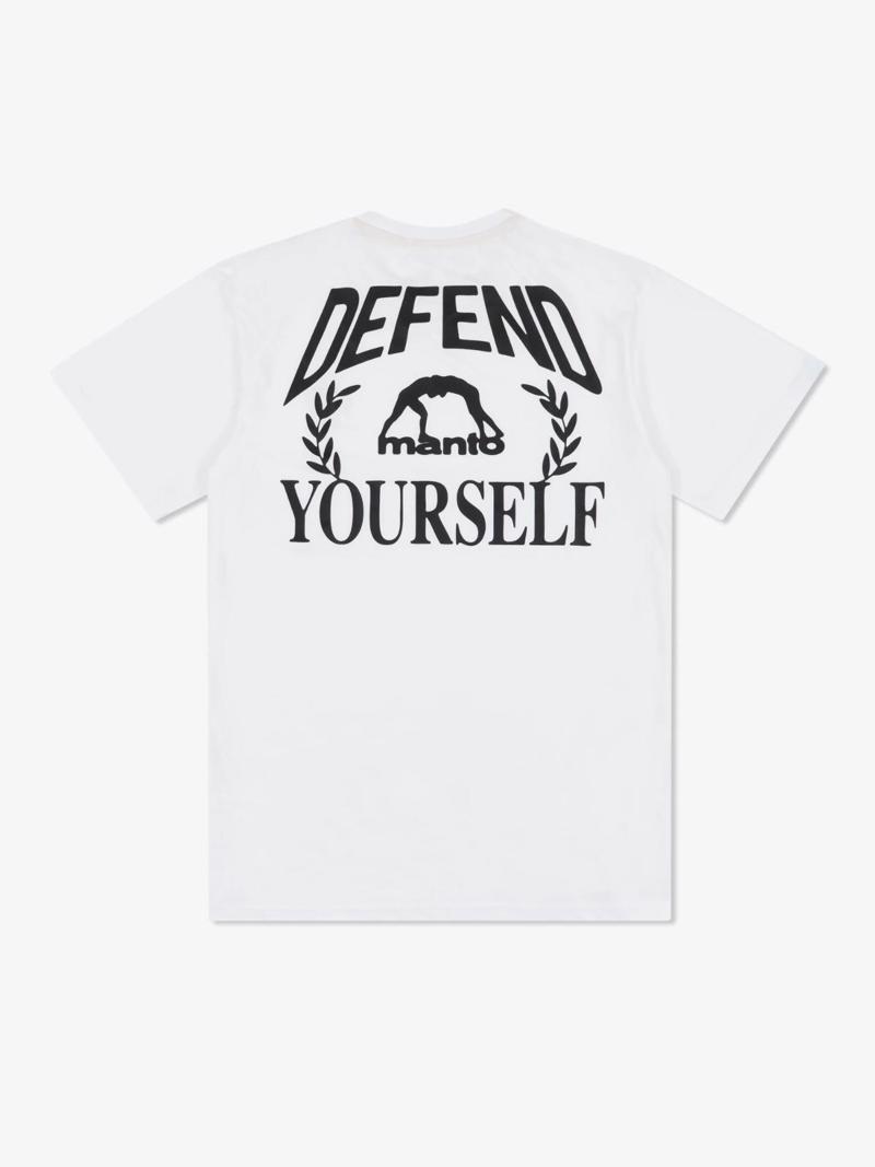 MANTO defend 25 tshirt- white